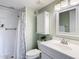 Well-appointed bathroom featuring updated vanity, shower/tub combo, and modern fixtures at 12914 Fairway Dr # A, Hudson, FL 34667