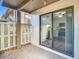 Small patio with sliding door to kitchen area at 12914 Fairway Dr # A, Hudson, FL 34667