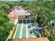 Shuffleboard courts in a landscaped setting at 12914 Fairway Dr # A, Hudson, FL 34667