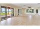 Living room with water views and access to the outdoors at 18120 Wayne Rd, Odessa, FL 33556