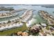 Aerial showing waterfront homes and community at 417 Boca Ciega Point N Blvd # 417, St Petersburg, FL 33708