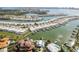 Aerial view of waterfront homes and community at 417 Boca Ciega Point N Blvd # 417, St Petersburg, FL 33708