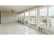 Florida room with water view, undergoing renovation at 417 Boca Ciega Point N Blvd # 417, St Petersburg, FL 33708