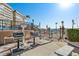 Outdoor grilling area near the pool and waterfront at 5130 Brittany S Dr # 505, St Petersburg, FL 33715