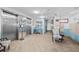 Building lobby with elevators, seating, and mailboxes at 5130 Brittany S Dr # 505, St Petersburg, FL 33715