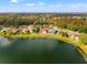 Aerial view of lakefront homes and community at 11032 Lynn Lake Cir, Tampa, FL 33625