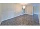 Dining room with tile flooring and a chandelier at 2701 Lancaster Dr, Sun City Center, FL 33573