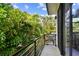 Private balcony with lush green views at 2803 W Aquilla St, Tampa, FL 33629