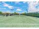 Community tennis court on a sunny day at 31176 Chesapeake Bay Dr, Wesley Chapel, FL 33543