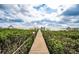 Wooden dock leading to waterfront with gazebo at 413 S Bayshore Blvd # 1, Safety Harbor, FL 34695