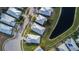 Community overview featuring houses and a canal at 442 Bahama Grande Blvd, Apollo Beach, FL 33572