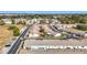 Birds-eye perspective of the neighborhood, highlighting the community layout at 5316 Buttonwood Dr, New Port Richey, FL 34652
