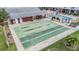 Outdoor shuffleboard courts next to the pool at 5316 Buttonwood Dr, New Port Richey, FL 34652