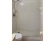 Clean bathroom with shower stall and toilet at 5920 80Th N St # 110, St Petersburg, FL 33709