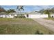 Inviting white brick home with lush landscaping and a paved driveway at 6459 30Th N Ave, St Petersburg, FL 33710