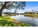 Community lakefront property with lush landscaping and beautiful homes at 10265 Gandy N Blvd # 808, St Petersburg, FL 33702