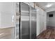 Stainless steel refrigerator in updated kitchen at 12400 Park Blvd # 213, Seminole, FL 33772