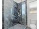 Spa-like bathroom with a large shower and marble wall at 1716 22Nd N Ave, St Petersburg, FL 33713