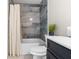 Bathroom with a shower/tub combo and stylish tile at 1716 22Nd N Ave, St Petersburg, FL 33713