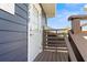 White front door with a wooden deck and railing at 1716 22Nd N Ave, St Petersburg, FL 33713
