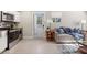 Modern kitchen with stainless steel appliances and subway tile backsplash at 1716 22Nd N Ave, St Petersburg, FL 33713