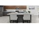 Modern kitchen with marble island and stainless steel appliances at 1716 22Nd N Ave, St Petersburg, FL 33713