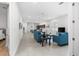 View of the living room from hallway, showing open floor plan at 1716 22Nd N Ave, St Petersburg, FL 33713
