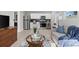 Spacious living room with comfortable seating and stylish decor at 1716 22Nd N Ave, St Petersburg, FL 33713