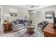 Cozy living room featuring a sofa, armchair, and coffee table at 1716 22Nd N Ave, St Petersburg, FL 33713