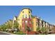 Attractive yellow and brick building exterior, great curb appeal at 1910 E Palm Ave # 10303, Tampa, FL 33605