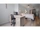 Main bedroom with a desk and chair, offering a functional workspace at 1945 Pelican Landing Blvd # 616, Clearwater, FL 33762