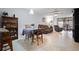 Living area with dining table and reclining sofa at 1945 Pelican Landing Blvd # 616, Clearwater, FL 33762