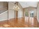 Sunlit dining room boasts hardwood floors and an open floor plan at 3406 Heards Ferry Dr, Tampa, FL 33618