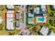 Aerial view showcasing the condo building and surrounding complex at 4235 Stratford Dr, New Port Richey, FL 34652
