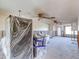 A living room currently under renovation and reconstruction at 4235 Stratford Dr, New Port Richey, FL 34652