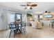 Open living space with ocean view and dining area at 4890 Coquina Key Se Dr # B, St Petersburg, FL 33705