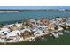 Waterfront homes with private docks and canal access to the Gulf of Mexico at 807 Bay Point Dr, Madeira Beach, FL 33708