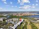 Condo building aerial view, showcasing surrounding landscape at 2700 Cove Cay Dr # 2F, Clearwater, FL 33760