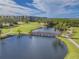 Aerial view of Cove Cay featuring a bridge and golf course at 2700 Cove Cay Dr # 2F, Clearwater, FL 33760