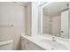 Clean bathroom with vanity, sink, and toilet at 2700 Cove Cay Dr # 2F, Clearwater, FL 33760