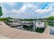 Nice boat docks with many boats at 2700 Cove Cay Dr # 2F, Clearwater, FL 33760