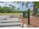 Cove Cay Golf Course first tee marker with yardages at 2700 Cove Cay Dr # 2F, Clearwater, FL 33760
