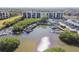 Aerial view of marina with numerous boats and docks at 2700 Cove Cay Dr # 2F, Clearwater, FL 33760