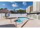 Small, refreshing spa with adjacent seating area at 2700 Cove Cay Dr # 2F, Clearwater, FL 33760