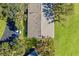 Top-down view of villa with ample parking and lush green lawn at 11231 Dollar Lake Dr # 6, Port Richey, FL 34668
