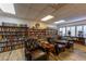 Cozy library with comfortable seating and extensive book collection at 11231 Dollar Lake Dr # 6, Port Richey, FL 34668