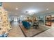 Inviting lobby area with comfortable seating and holiday decorations at 11231 Dollar Lake Dr # 6, Port Richey, FL 34668