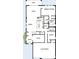 First-floor plan showcasing the kitchen, dining, Gathering room, and owner's suite at 11846 Mile Marsh Dr, Riverview, FL 33569