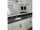 Bathroom vanity featuring granite countertops and updated sink with modern hardware and finishes at 12186 Lamont Dr, Spring Hill, FL 34608