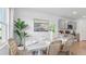 Stylish dining area adjacent to the kitchen, featuring a large window at 17463 Whiskey Creek Trl, Parrish, FL 34219